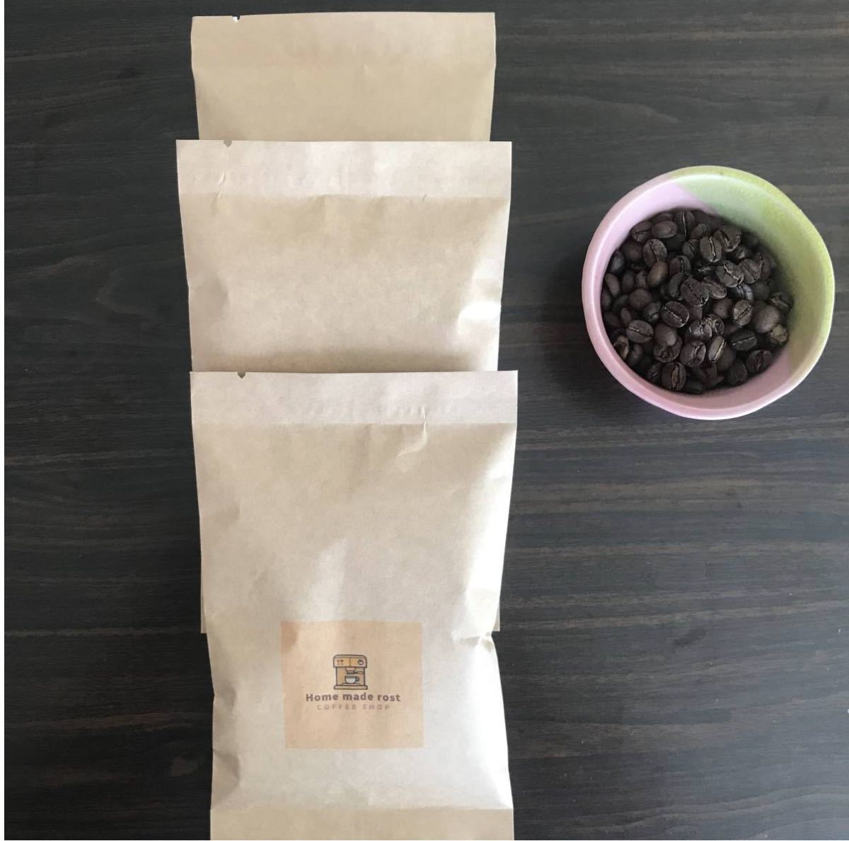 焙煎コーヒー豆　飲み比べ3種類　100g3袋