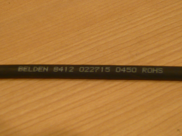 * prompt decision BELDEN 8412 XLR cable 50cm NEUTRIK (L.R identification processing possible ) *