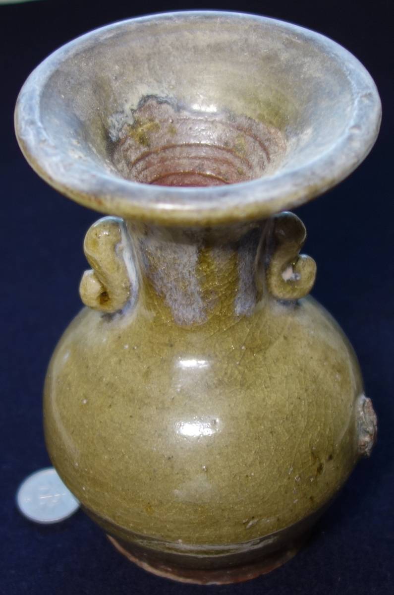 江戸期 一勝地 花器 陶磁器研究-