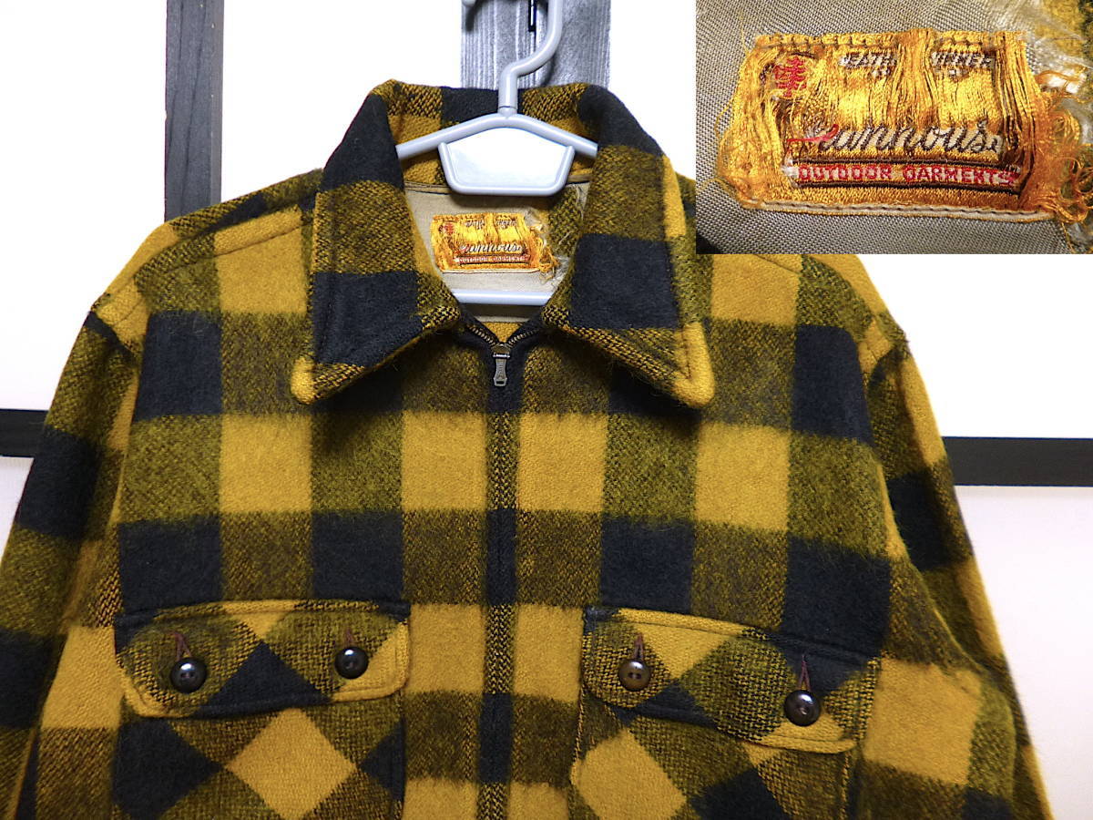 US古着 40s~50s ビンテージ クラウンジッパー使用 ウール