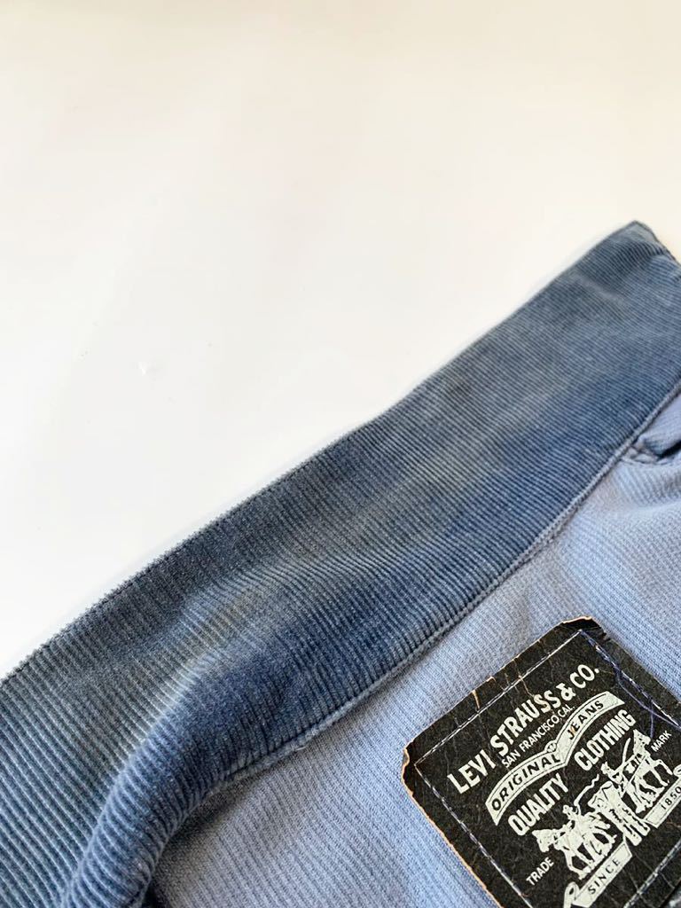 レア！ Levi's 70503 UK製 Sサイズ コーデュロイ トラッカージャケット 黒タブ ユーロリーバイス イギリス製 EURO ビンテージ Gジャン CORD_画像8