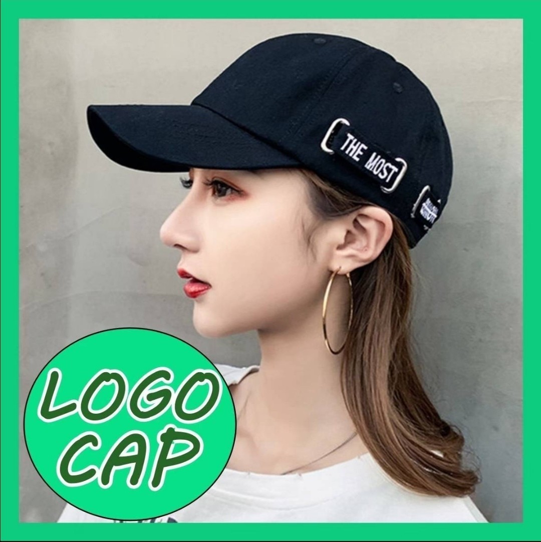 ロゴ キャップ 黒 迷彩 ヒップホップ 韓国 帽子 ストリート ユニセックス 通販