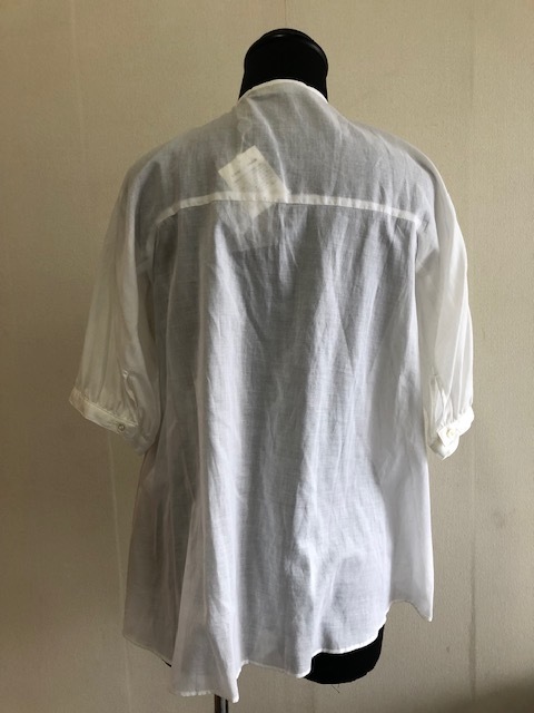 * new goods theory ryuks soft ribbon blouse 38* white 