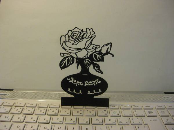  be established cut .. vase rose 1 wheel wall decoration also 
