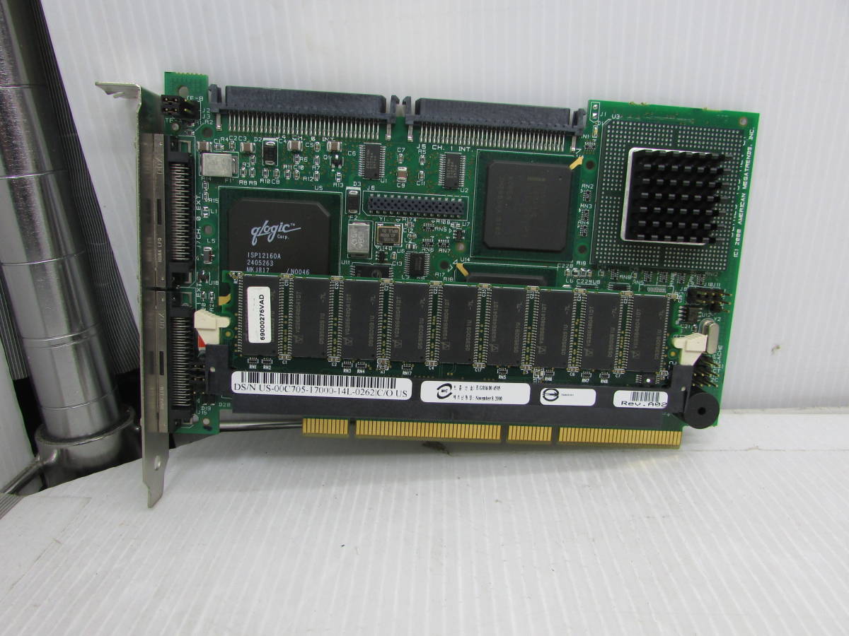 【YPC1044】★Glogic E-G016-00-4535 UltraSCSIカード PCI★未チェックJUNK_画像1