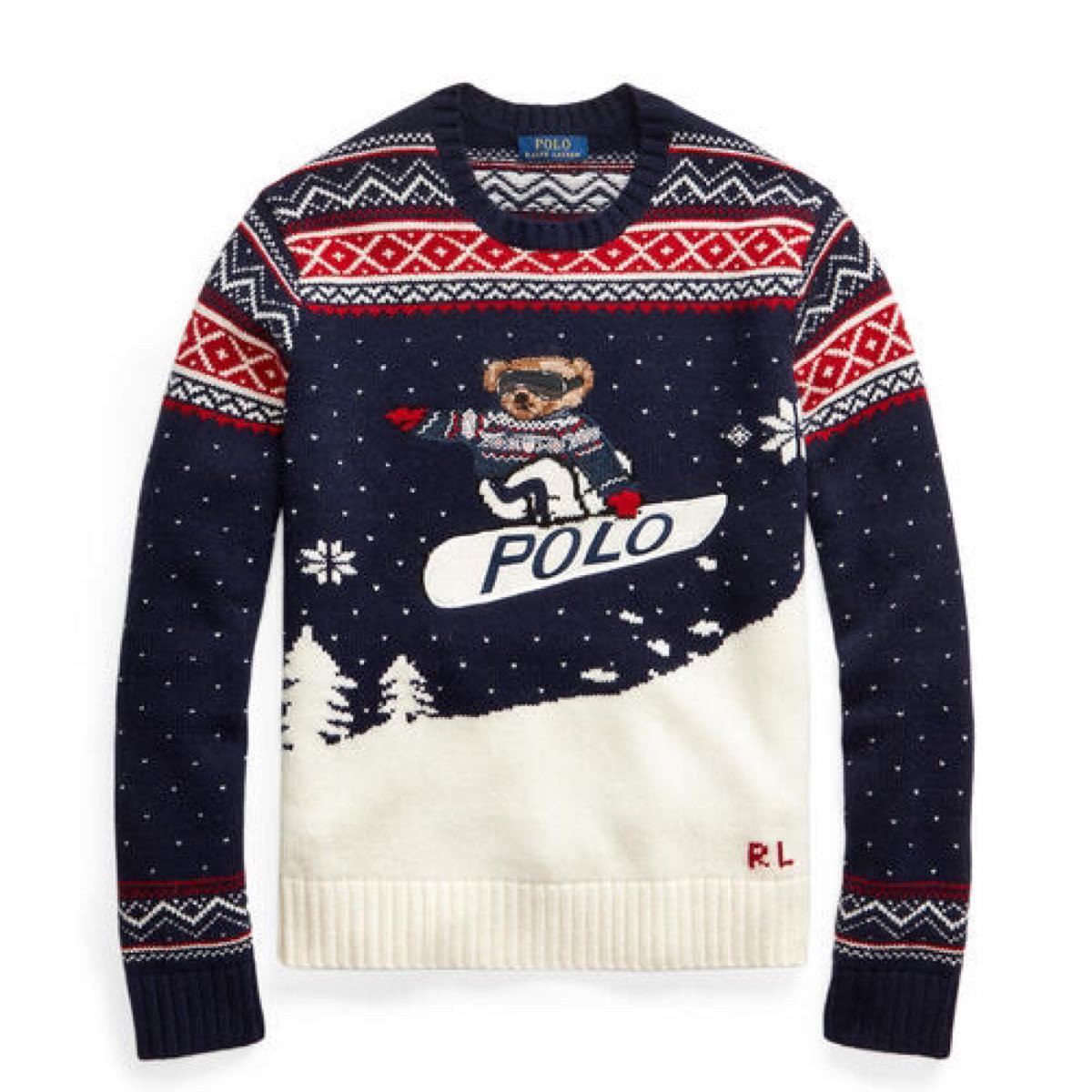 ポロベア スノーボード セーター ニット 新品未使用 POLO RALPH ポロベア スノーボード セーター ニット 新品未使用 POLO RALPH