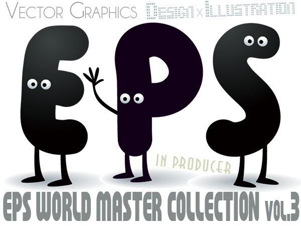 すぐ使える 高詳細■EPSベクター素材集3 イラスト 背景 人物 3 ☆☆【送料無料】☆☆_書籍 POP 広告 DIY 映像 Web グッズ制作に!