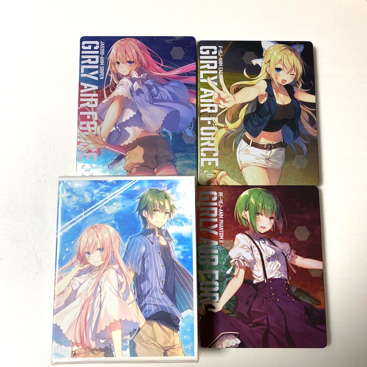 ガーリー・エアフォース 数量限定版 スチールブック仕様 全3巻セット サントラなし ブルーレイ Blu-ray アニメ