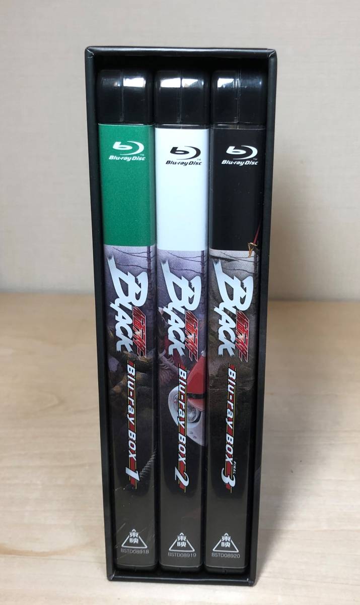 仮面ライダーBLACK Blu-ray BOX 初回限定版 BOX付き全3巻-