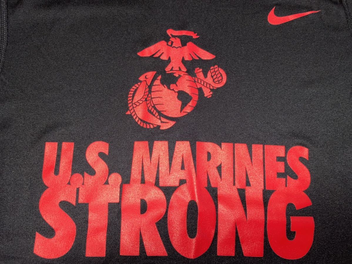 新品未使用タグ付き　made in USA USMC/NIKEコラボTシャツ　ブラック　Mサイズ　①_画像2