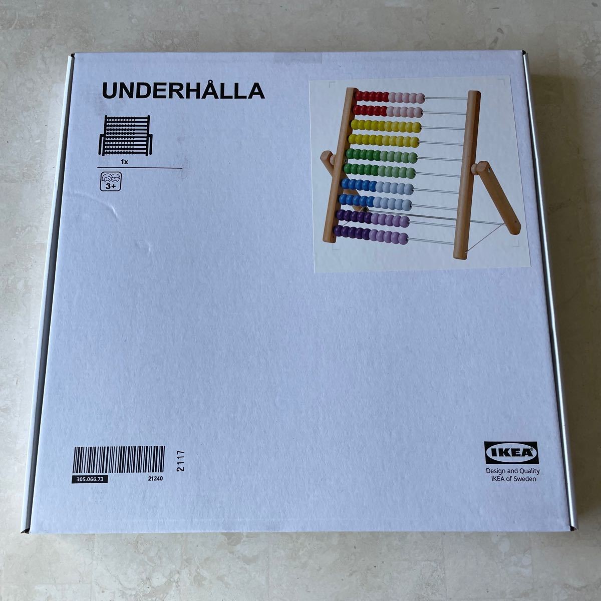 イケア IKEA 100玉そろばん そろばん ウンデルホラ UNDERHALLA アバカス 知育玩具