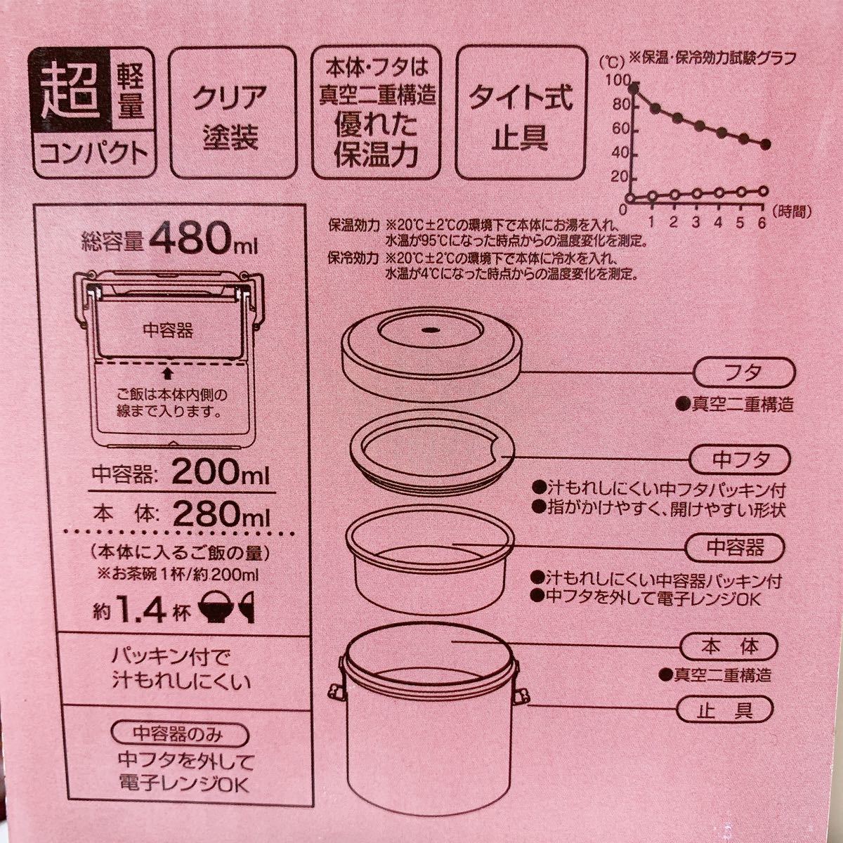トトロ☆480ml  ステンレス丼ランチボックス