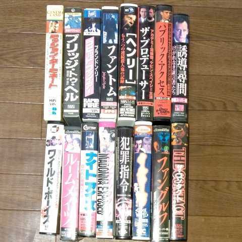  not yet DVD.. Western films 16 pcs set title super mission ta-mine-to Bridge tu hell Madonna inter b- Night I z other rental have VHS