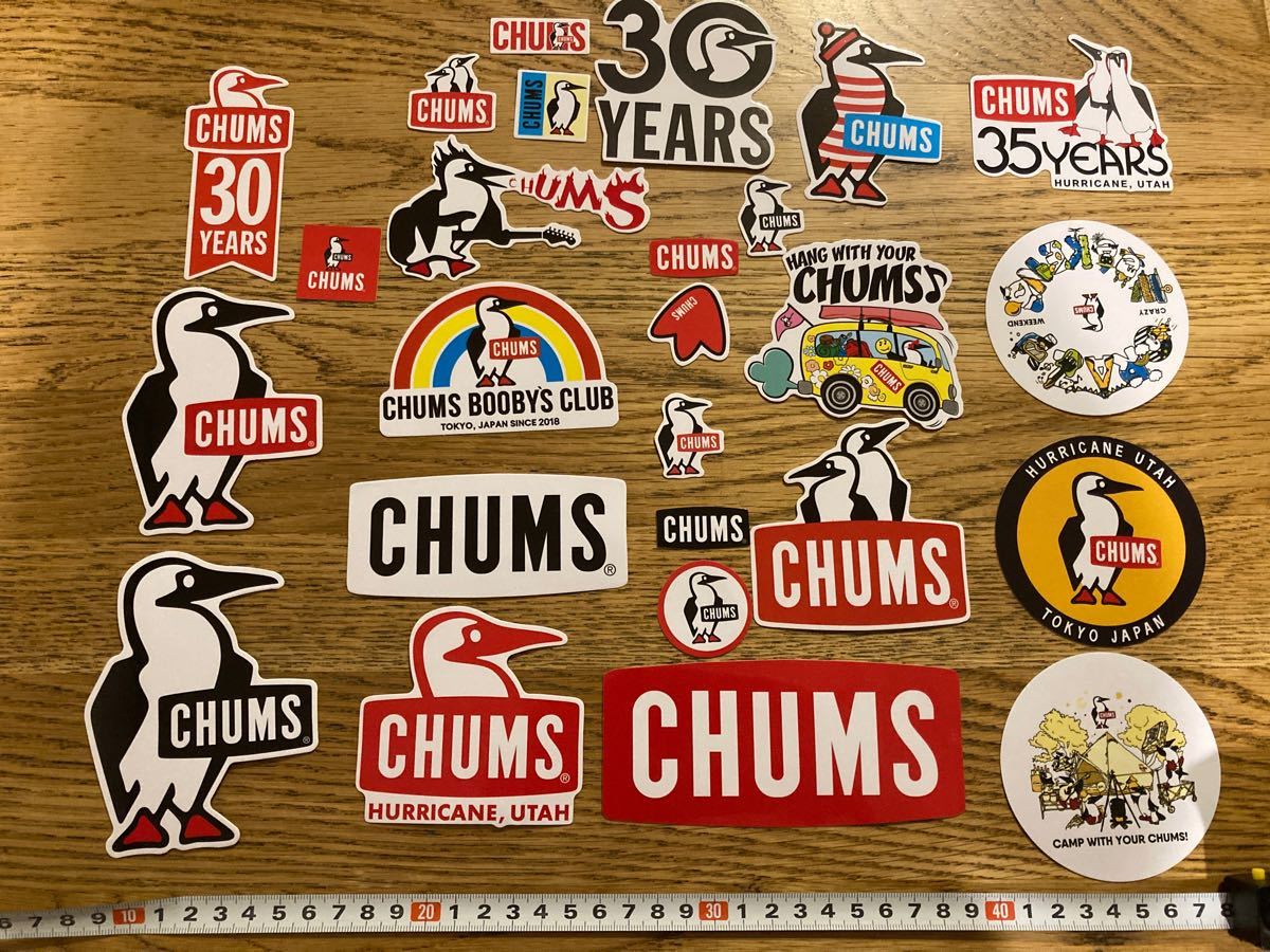 chums チャムス アウトドア ステッカー 26枚 屋外用防水ステッカー|PayPayフリマ