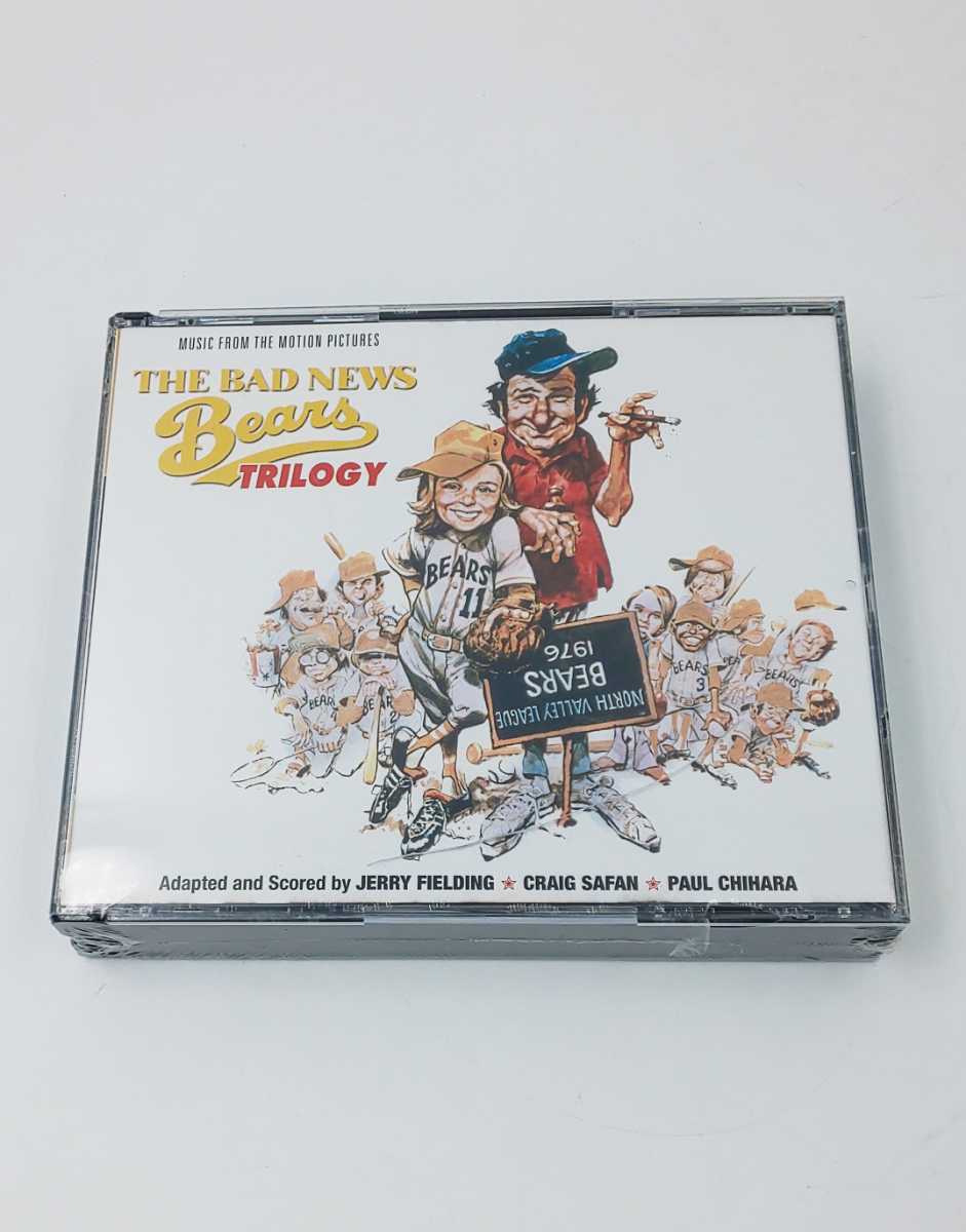 ☆希少 未使用 がんばれ！ベアーズ 映画版 サウンドトラック CD 3枚組 QR259☆ THE BAD NEWS Bears TRILOGY サントラ MOTION PICTURESの画像1