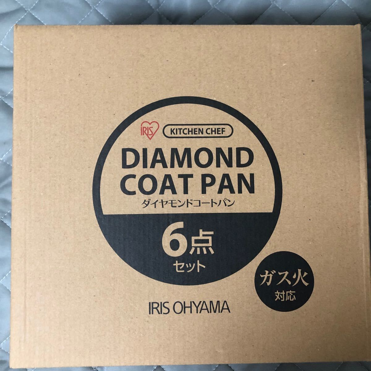 【新品】アイリスオーヤマ ダイヤモンドコートパン6点セット ピンク