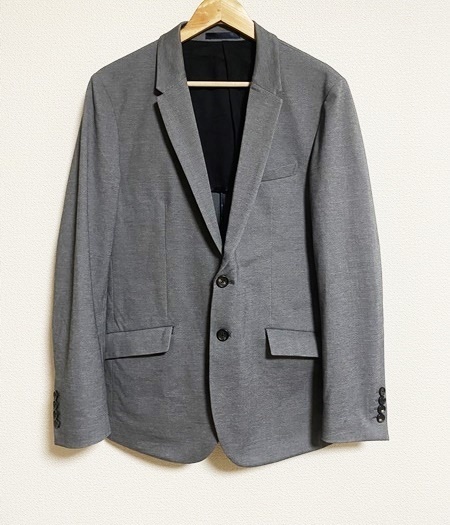 美品☆【PS Paul Smith】13SS ストレッチジャージー アンコン テーラードジャケット L PP-BG-57200 ポールスミス_画像1