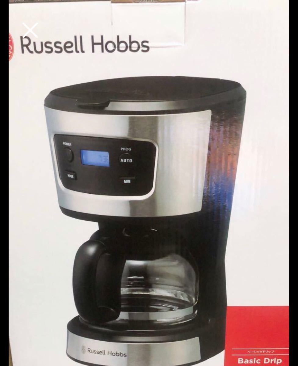 新品未開封品Russell Hobbsラッセルホブス パーソナルコーヒーメーカーコーヒーメーカー ベーシックドリップ7620JP