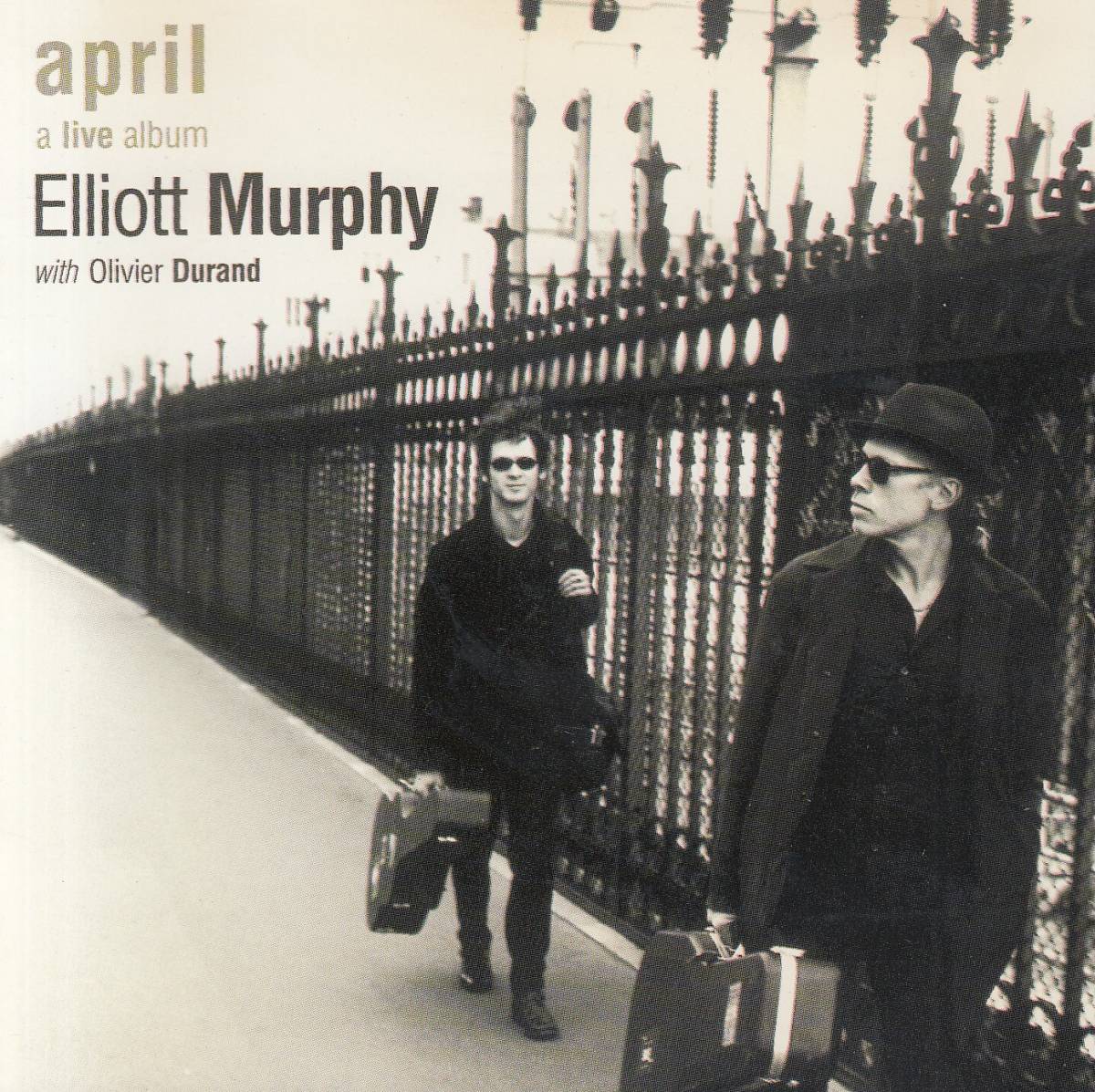 輸 Elliott Murphy With Olivier Durand April A Live Album◆規格■3054932◆送料無料■即決●交渉有_画像1