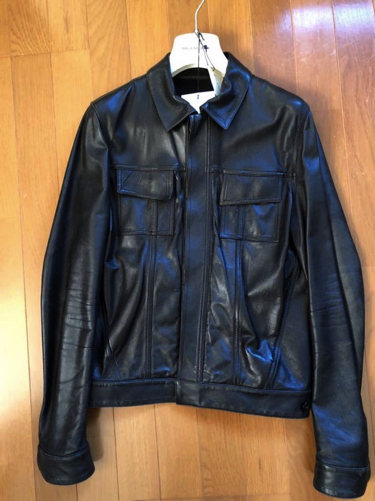 BALENCIAGA leather jacket 44 m-65 Nicola jeskie-ruNICOLAS GHESQUIERE Balenciaga 