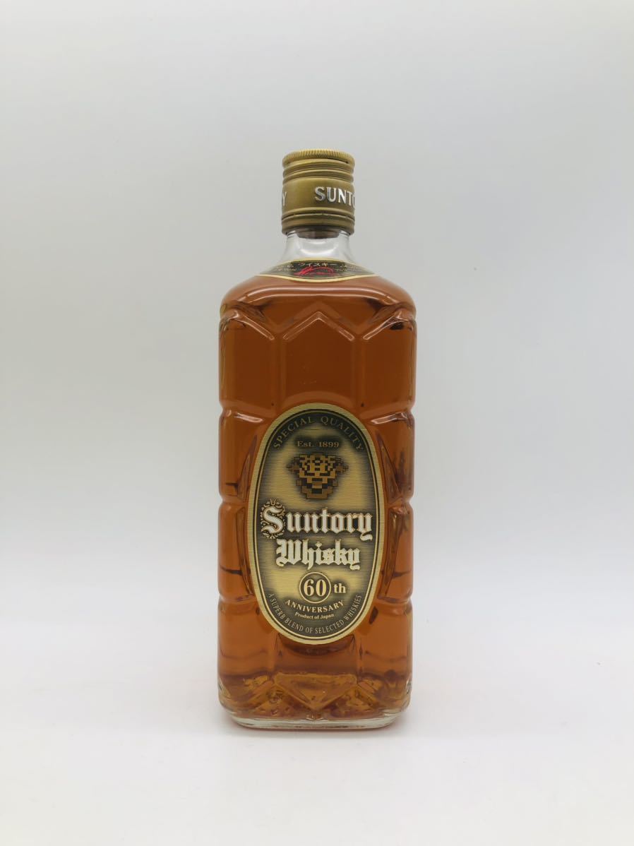 未開栓】SUNTORY サントリー 角瓶 60周年記念 特角 ウイスキー 700ml 43% 箱あり