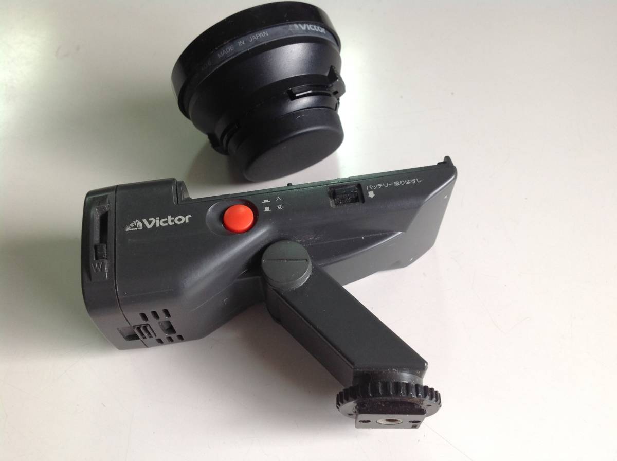 ビクター ビデオライトVL-A5/ レンズWIDE CONVERSION LENS X0.6 ジャンク品_画像1