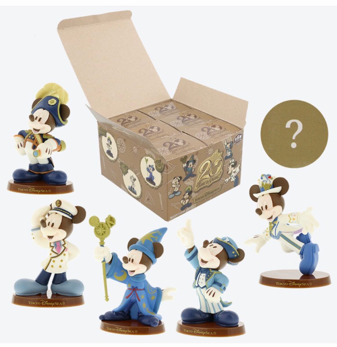 ディズニーシー 20周年 フィギュア 6種類 コンプリート