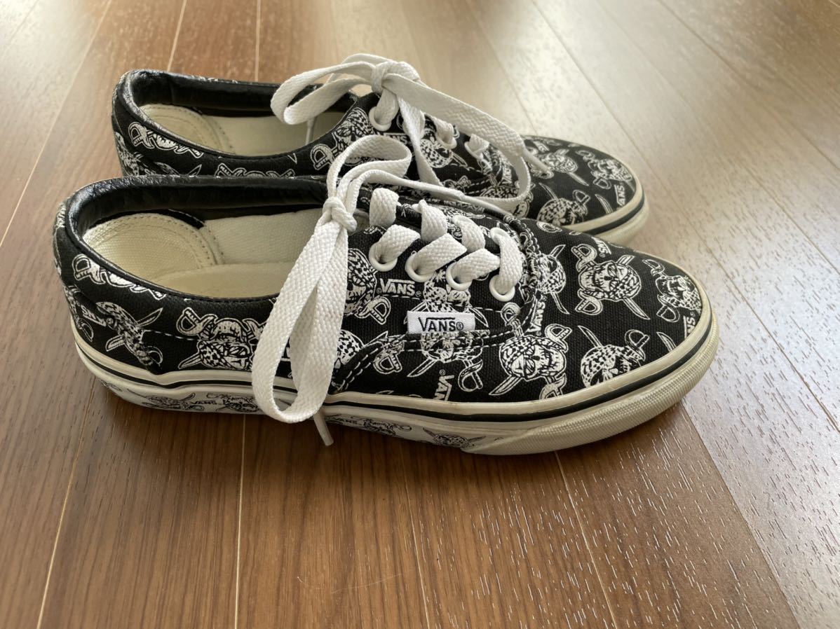 80s VANS SKULL PIRATES ERA RE-ISSUE Vans Skull Pirates общий рисунок подошва принт ввод Old Vintage скейтборд спортивные туфли 