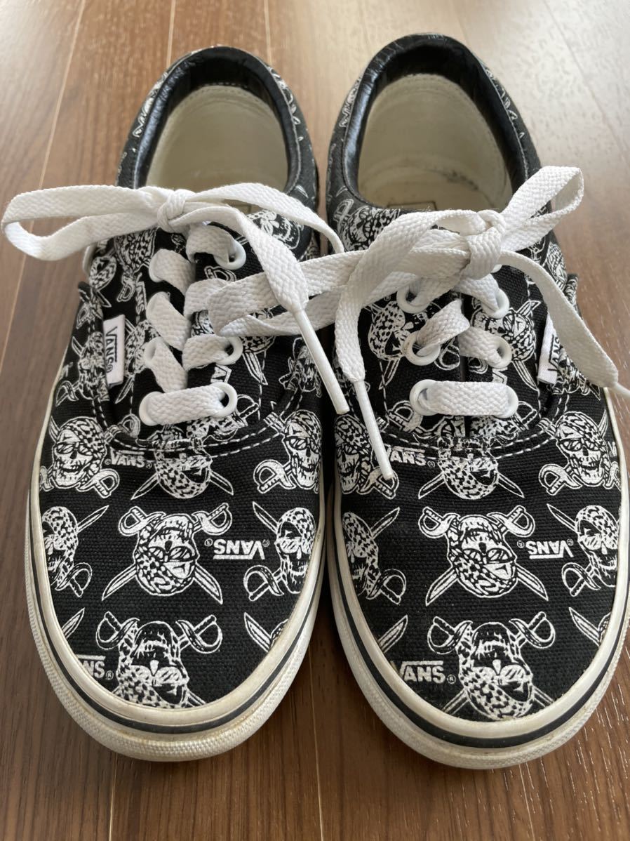 80s VANS SKULL PIRATES ERA RE-ISSUE Vans Skull Pirates общий рисунок подошва принт ввод Old Vintage скейтборд спортивные туфли 