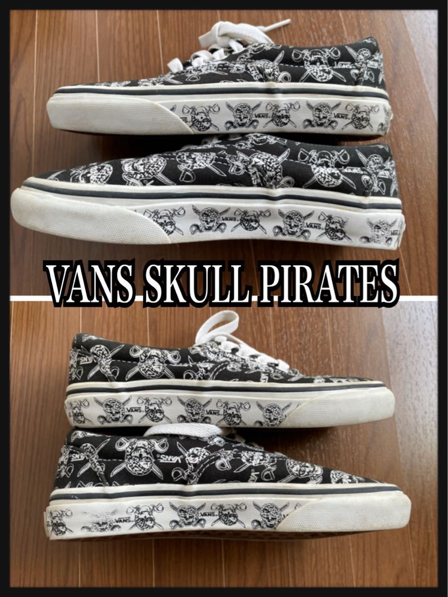 80s VANS SKULL PIRATES ERA RE-ISSUE Vans Skull Pirates общий рисунок подошва принт ввод Old Vintage скейтборд спортивные туфли 