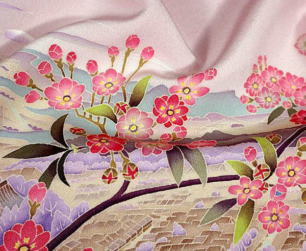 #634#book@.... color . visit wear Sakura flower branch . Fuji. mountain Yamazaki peace . work unused 