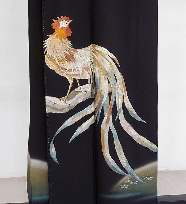 2218 S寸 蘇州刺繍 黒留袖 迫力の尾長鶏 美術工藝 美品|Yahoo 2218 S寸 蘇州刺繍 黒留袖 迫力の尾長鶏 美術工藝 美品|Yahoo