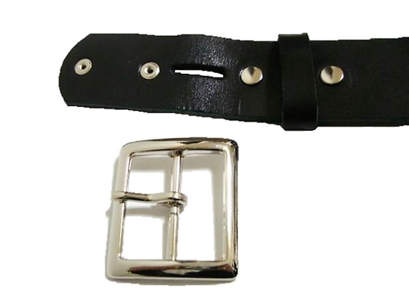  Tochigi leather end on Lee studs belt black crystal spo tsu made in Japan 