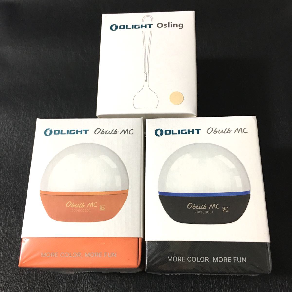 OLIGHT オーライト Obulb MC osling オーバルブ オレンジ　黒 ブラック オースリング ランタン アウトドア