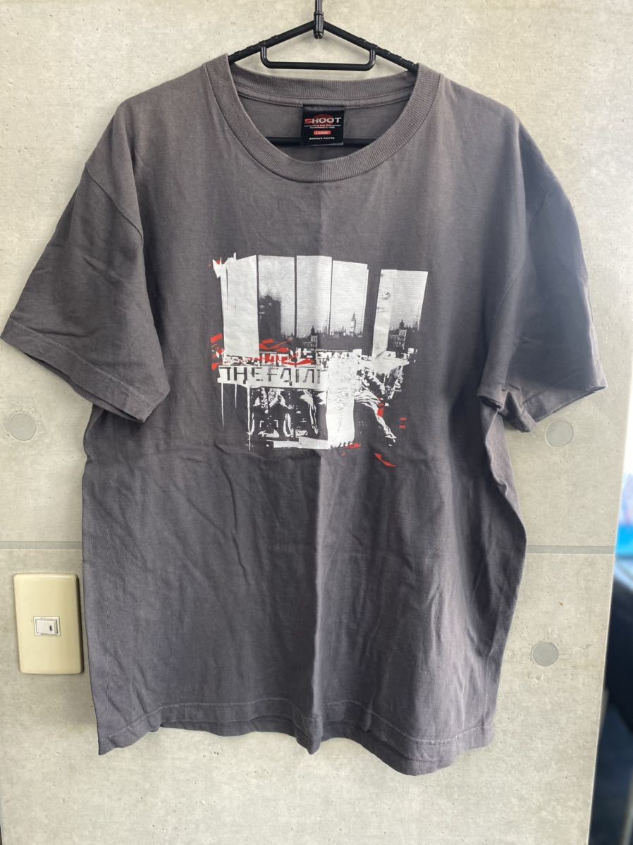 【即納&大特価】  激レア　THE タグ　ブラック SHOOT バンドTシャツ Tシャツ　ヴィンテージ　サイズL FAINT Tシャツ