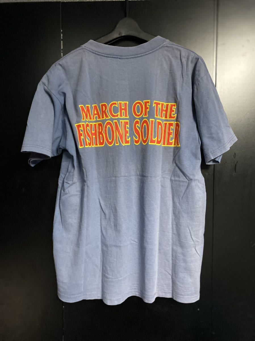 90'S FISHBONE Tシャツ　ヴィンテージ　サイズL 当時物　バンドTシャツ　フィッシュボーン GILDANタグ　_画像2