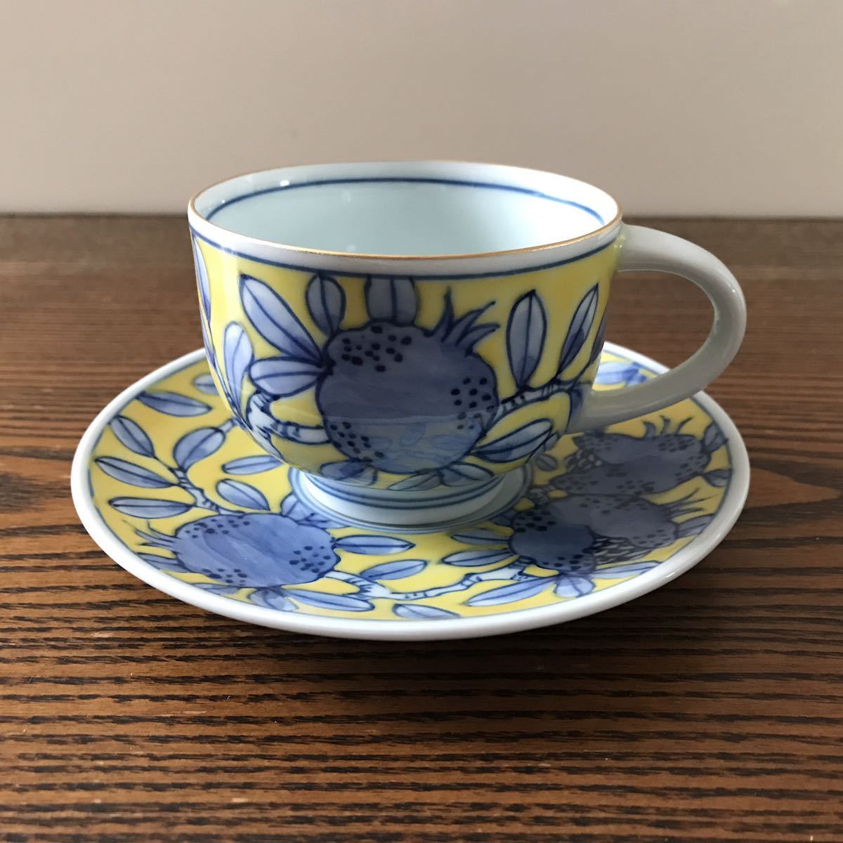 絶品】 有田焼 福丈窯 珈琲碗皿5客揃 セット コーヒーカップ 【新品未