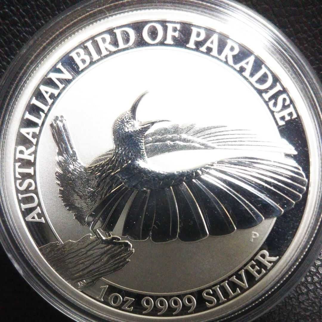 PayPayフリマ｜2018年 極楽鳥 1オンス銀貨 純銀 オーストラリア 9999 
