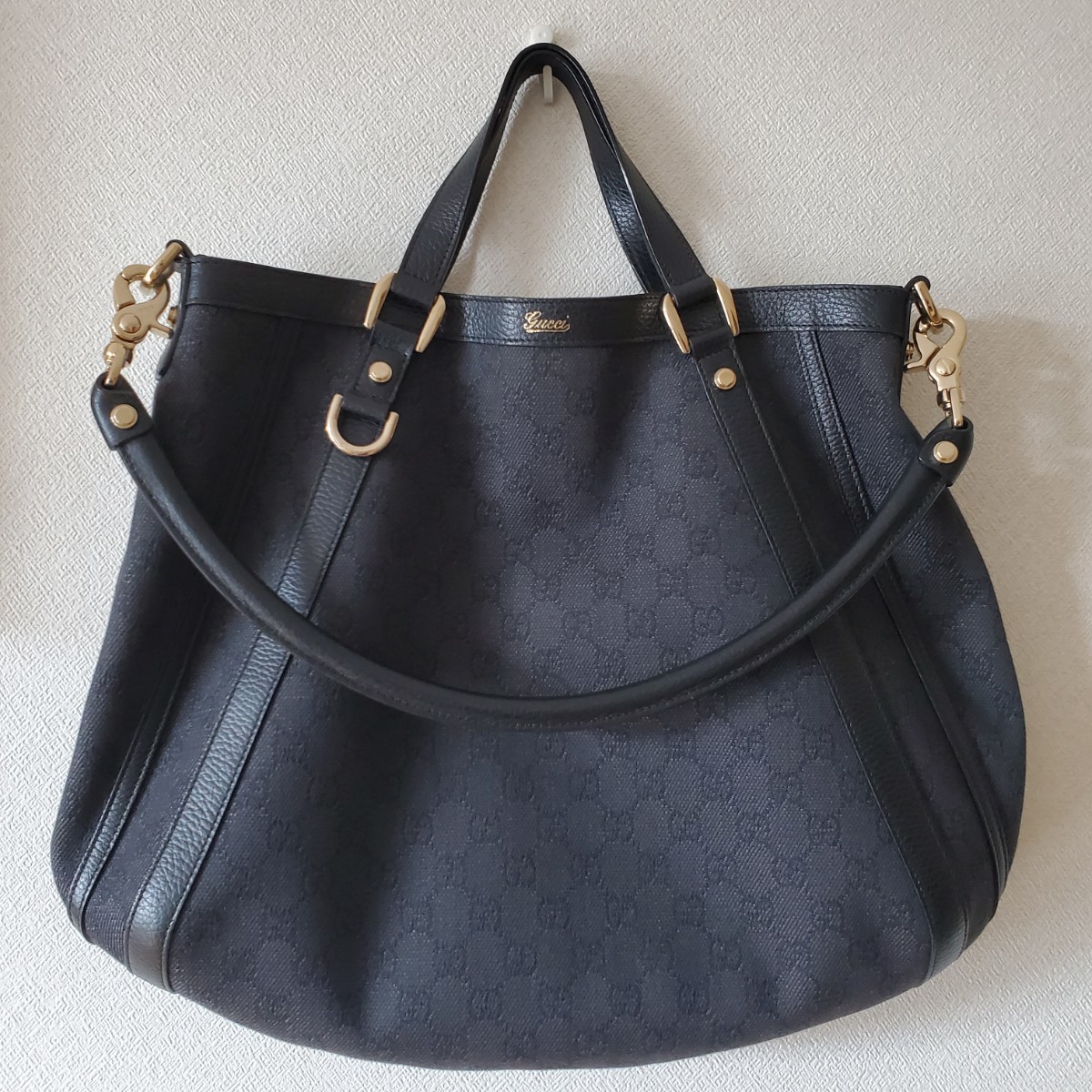 GUCCI デニム GG柄 トートバッグ ・ハンドバック(¥43,000