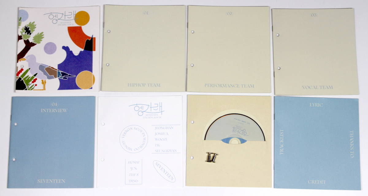 SEVENTEEN 韓国盤CD4枚セット 7TH MINI ALBUM Heng:garae 胴上げ ...