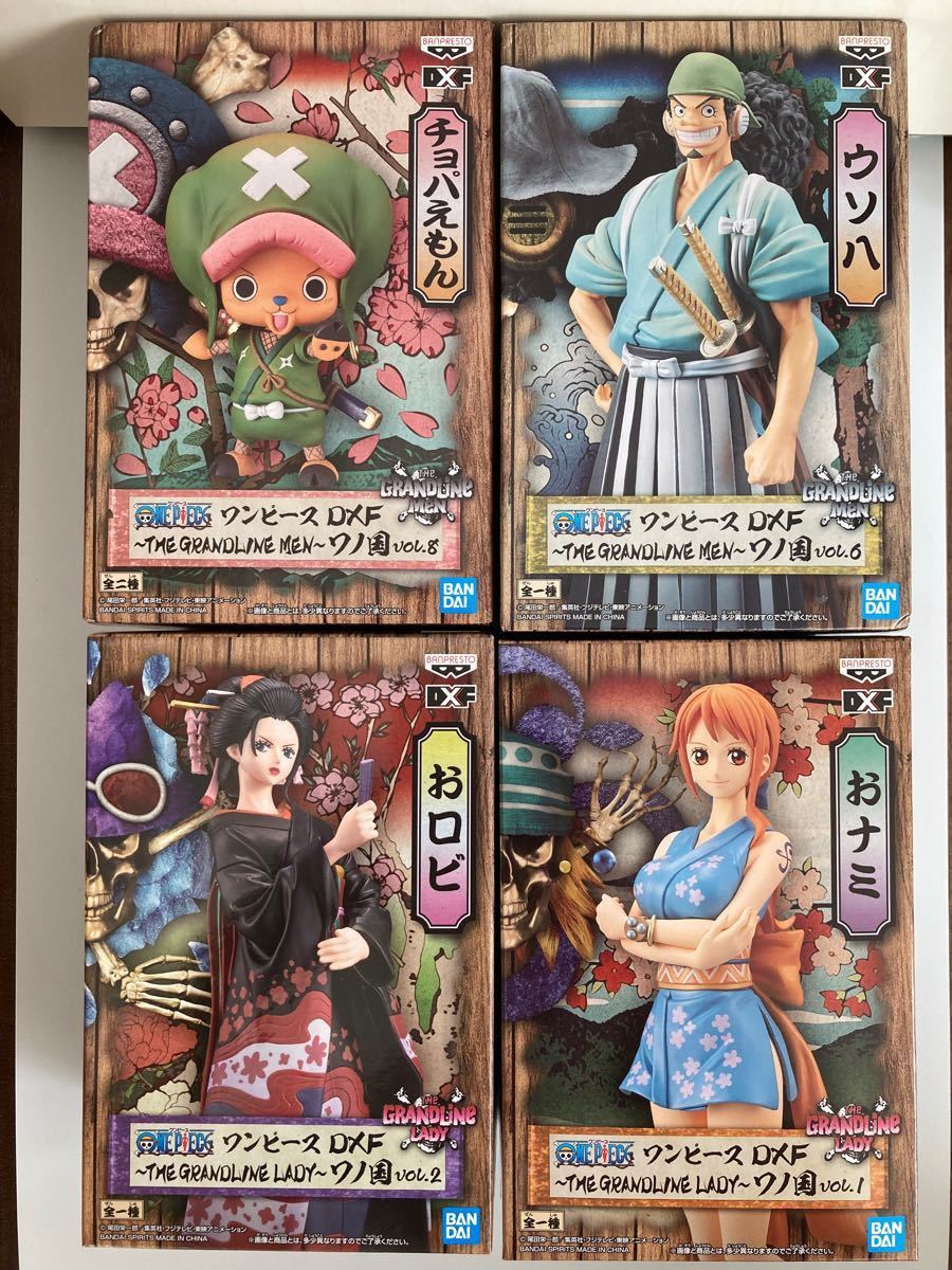 ワンピース DXF GRANDLINE ワノ国 おナミ おロビ ウソ八 チョパ ワンピース DXF GRANDLINE ワノ国 おナミ おロビ ウソ八 チョパ