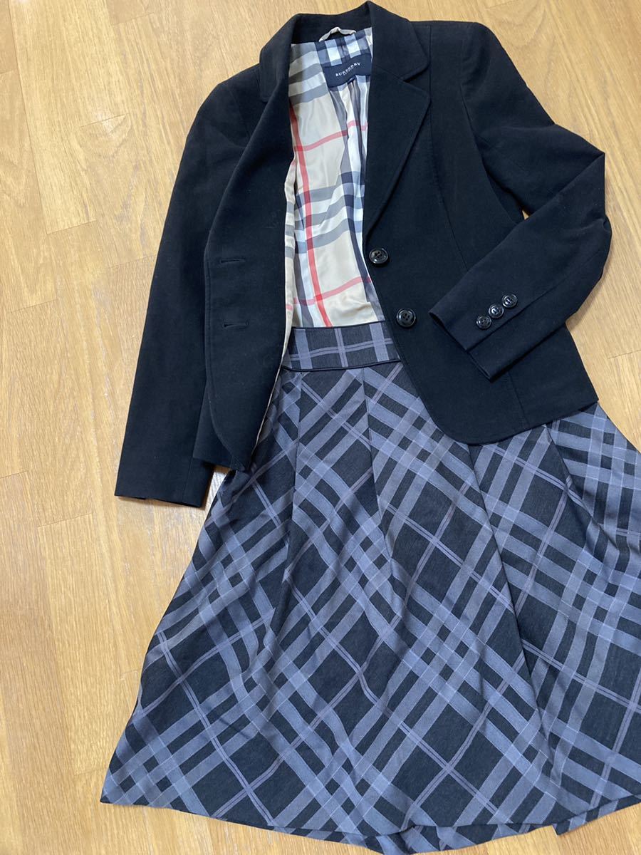 極美品】BURBERRYLONDON バーバリー レディース 36 ツイード