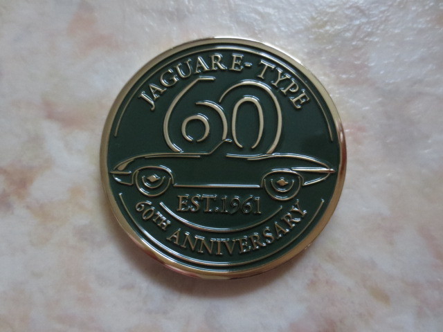  Jaguar E type 60 anniversary memory coin *JAGUAR E-TYPE* rare goods * new goods unused goods *XJ*XF*XKR*XE*I-PACE* Britain car 