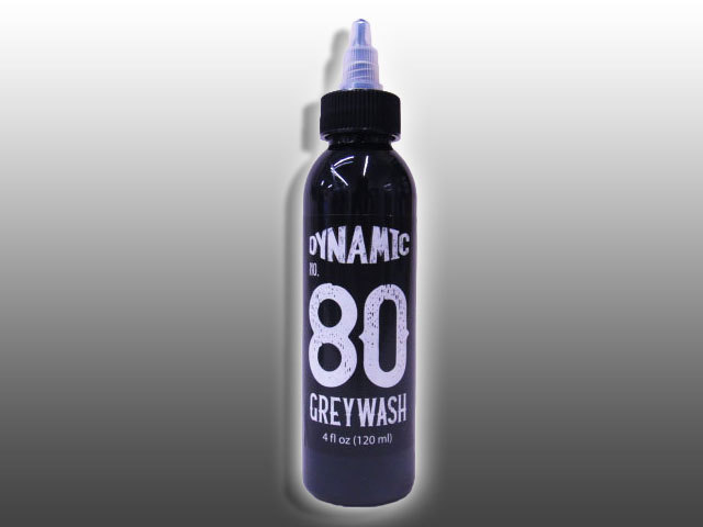 【刺青・タトゥー】【DYNAMIC】シェダー用　GREYWASH　黒インク　＃80 (120ml)_画像1