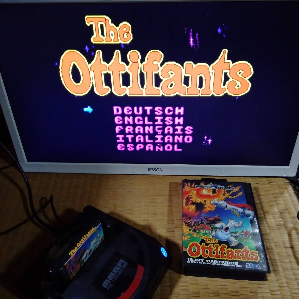  junk / abroad / Europe /SEGA Mega Drive The Ottifants