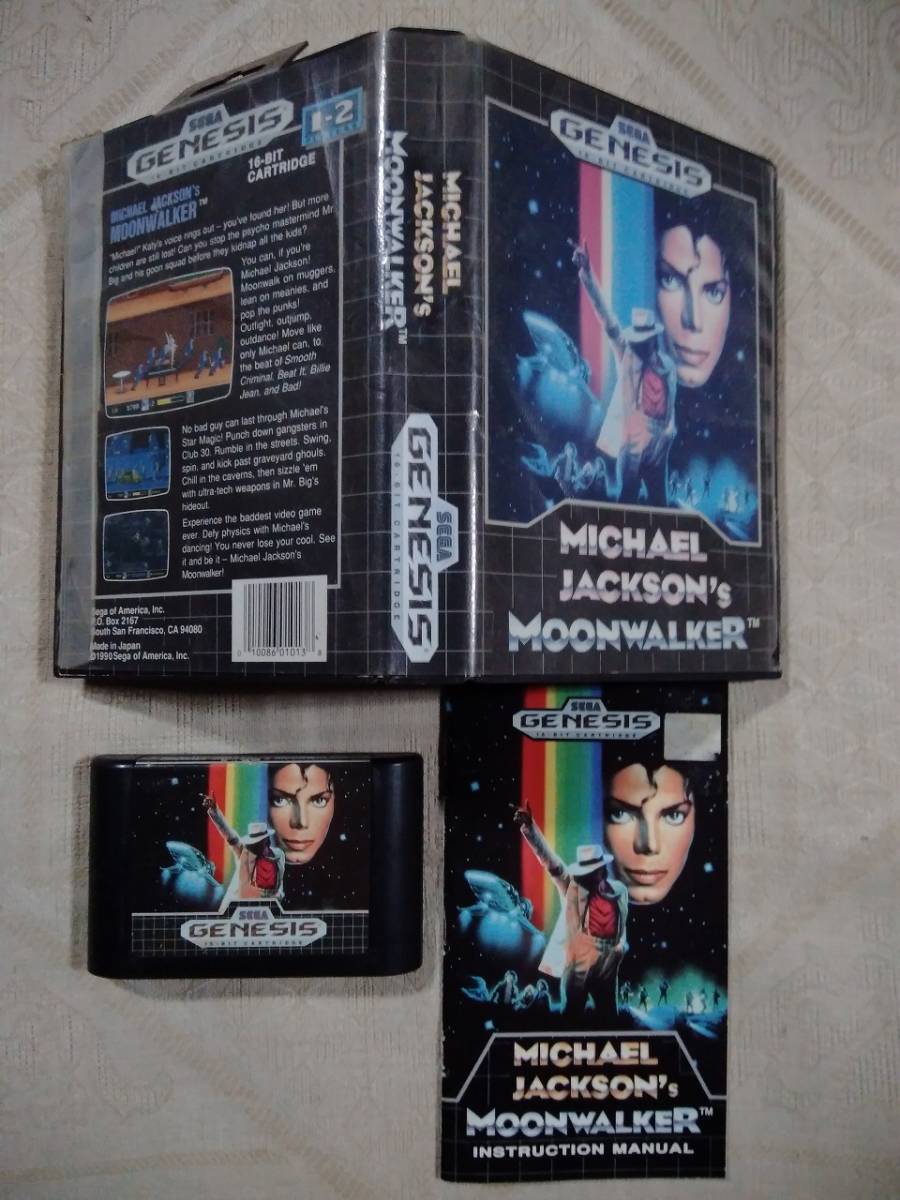 ジャンク品SEGAジェネシスMichael Jackson's Moonwalkerマイケル ジャンク品SEGAジェネシスMichael Jackson's Moonwalkerマイケル
