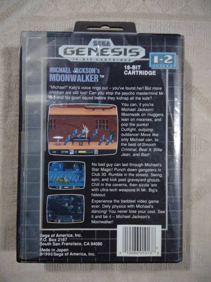 ジャンク品SEGAジェネシスMichael Jackson's Moonwalkerマイケル ジャンク品SEGAジェネシスMichael Jackson's Moonwalkerマイケル