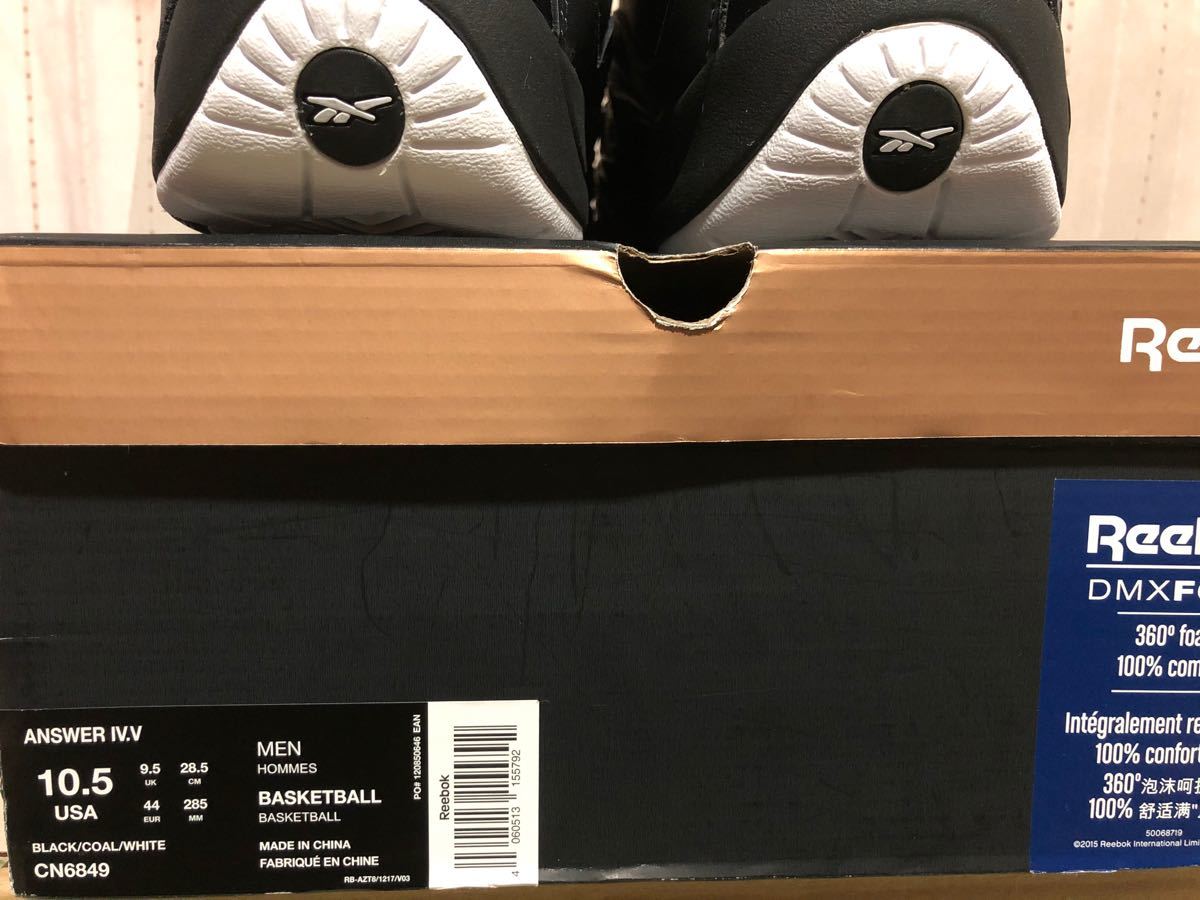 Paypayフリマ リーボック Reebok Answer 4v 28 5cmバッシュ 中古美品