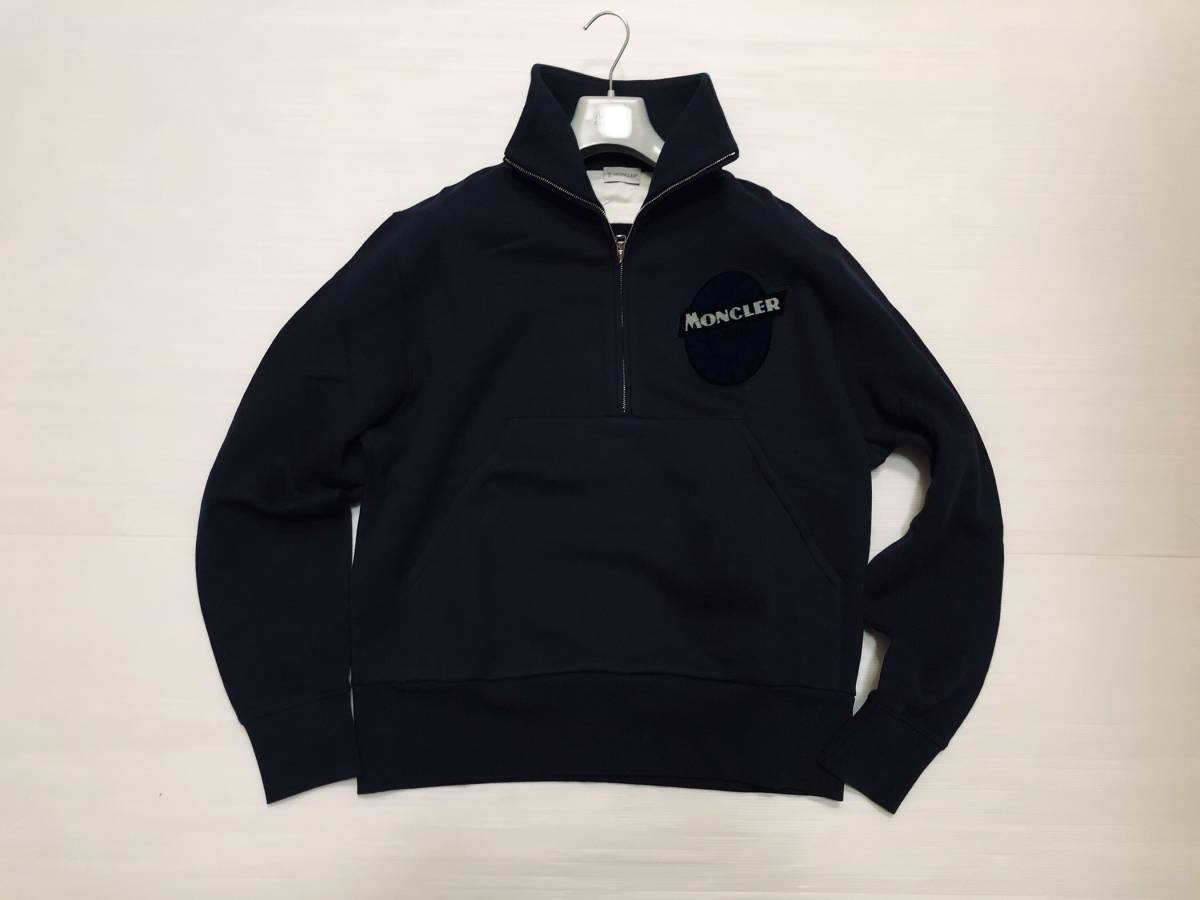 春新作の MONCLER モンクレール ロゴ ワッペン パーカー プルオーバー