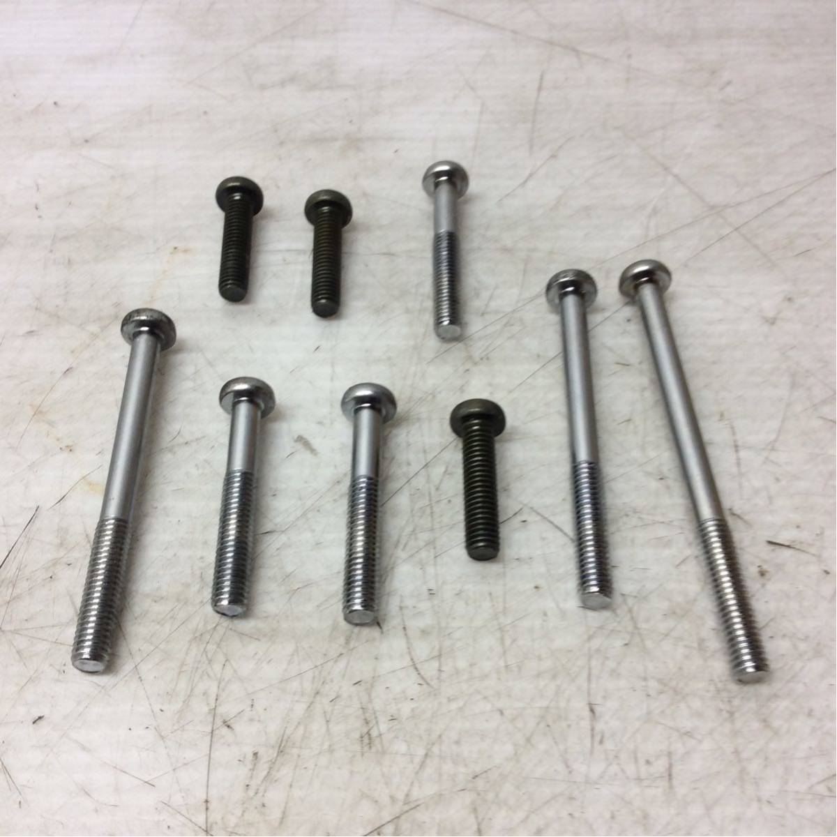 A51-10 スズキ コレダ スクランブラー LA13A クラッチカバーボルト クランクケースカバーネジ 右 純正部品_画像1